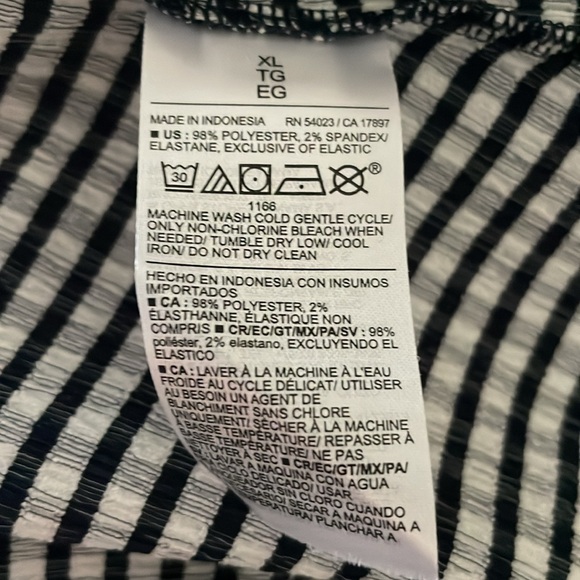 Fit & Flare Smocked Navy Gingham Midi Dress - Picture 6 of 6